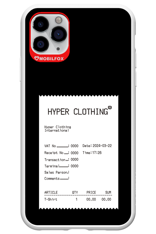 HYPER RECEIPT - Apple iPhone 11 Pro Max