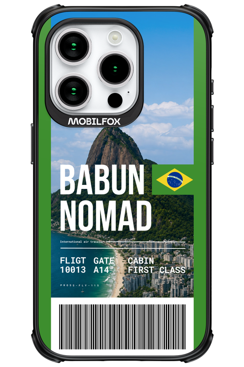 BABUN NOMAD (fly ticket) 2.0 - Apple iPhone 15 Pro