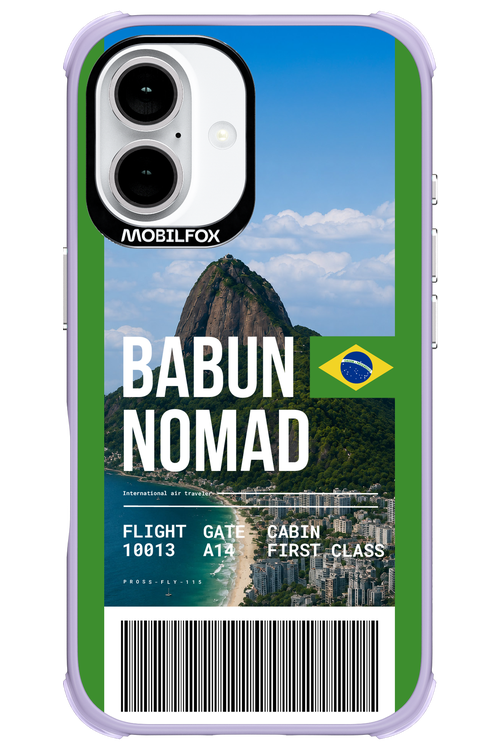 BABUN NOMAD (fly ticket) 2.0 - Apple iPhone 16