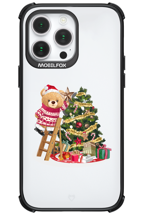 Christmas Bear (Transparent) - Apple iPhone 14 Pro Max