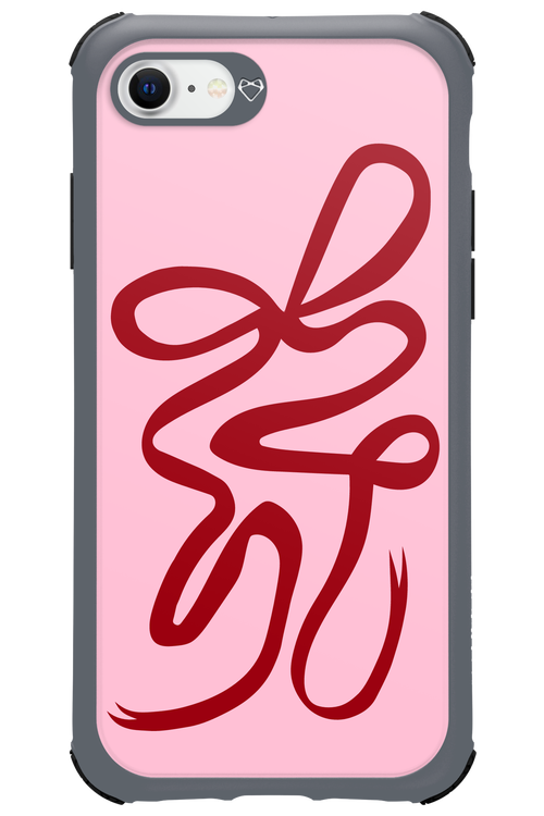 Burgundy Bow - Apple iPhone 7
