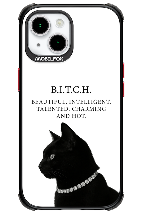 B. i. t. c. h. - Apple iPhone 15