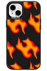 HYPER FLAMES Leather - Apple iPhone 15 Plus