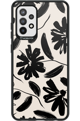 Monochrome Flowerss - Samsung Galaxy A72