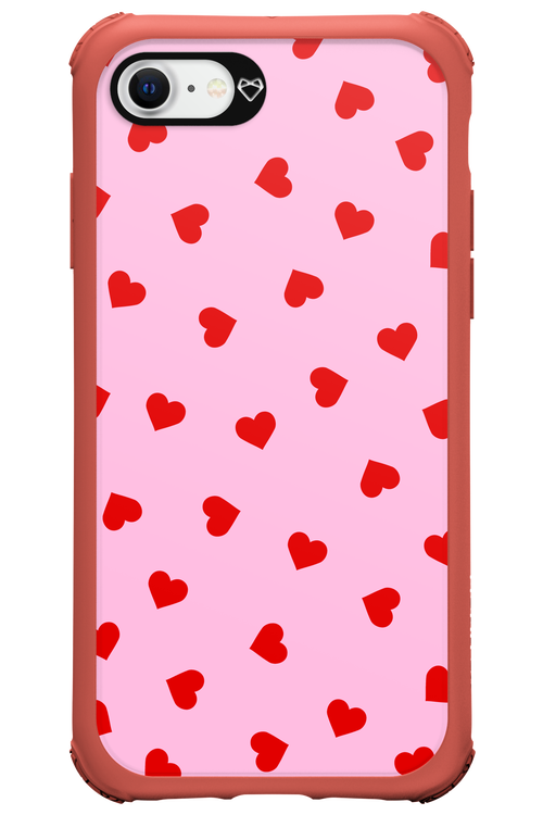 Sprinkle Heart Pink - Apple iPhone 8