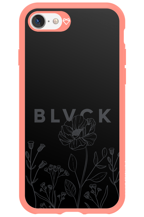 Black Flowers - Apple iPhone 7