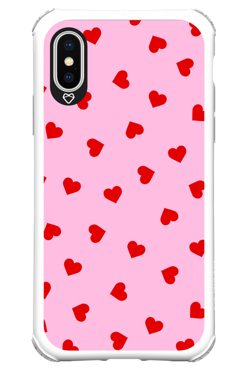 Sprinkle Heart Pink - Apple iPhone X