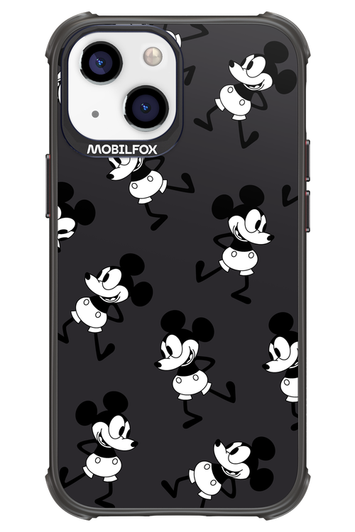 Iconic Mouse (antracite pattern) - Apple iPhone 13 Mini