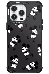 Iconic Mouse (antracite pattern) - Apple iPhone 14 Pro Max