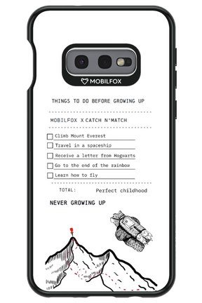 things to do before growing up - Samsung Galaxy S10e