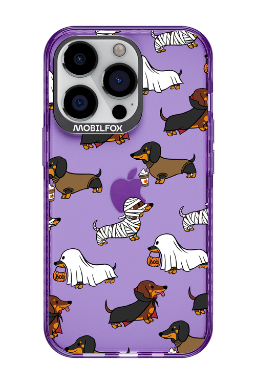 Scary Dachshund (Transparent) - Apple iPhone 13 Pro