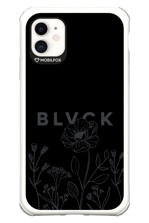 Black Flowers - Apple iPhone 11