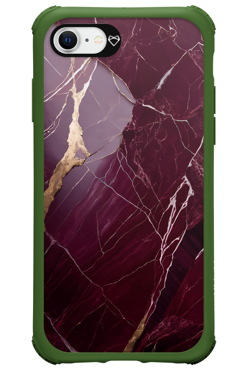 Burgundy Marble - Apple iPhone 8