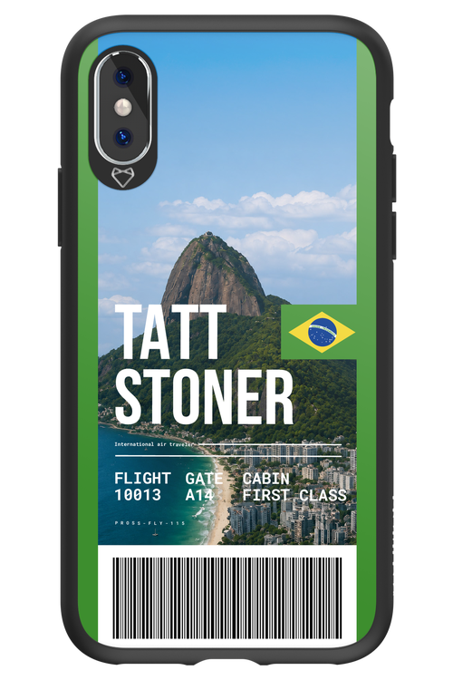 TATT STONER (fly ticket) 2.0 - Apple iPhone XS