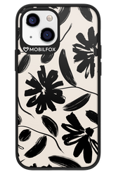 Monochrome Flowerss 2.0 - Apple iPhone 13 Mini