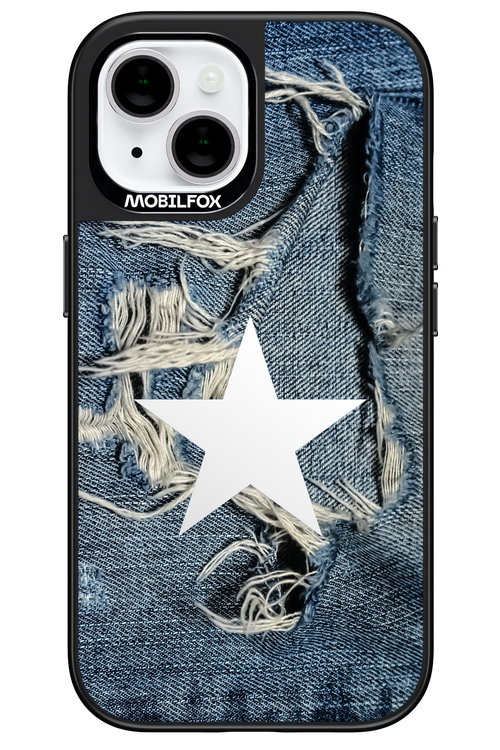 Star Denim Mirror - Apple iPhone 15