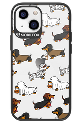 Scary Dachshund (Transparent) - Apple iPhone 13 Mini