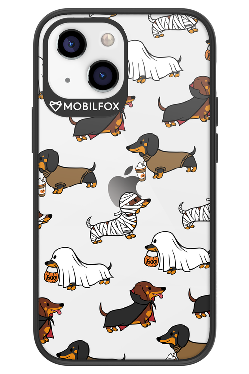 Scary Dachshund (Transparent) - Apple iPhone 13 Mini