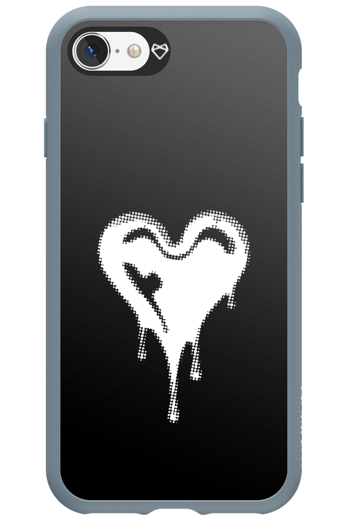 Heart Black - Apple iPhone 8