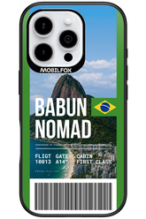 BABUN NOMAD (fly ticket) 2.0 - Apple iPhone 16 Pro