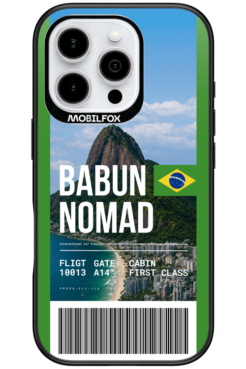 BABUN NOMAD (fly ticket) 2.0 - Apple iPhone 16 Pro