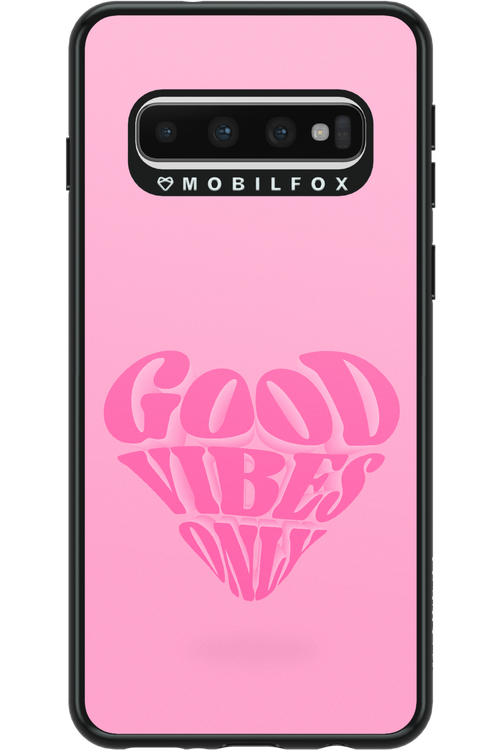 Good Vibes Heart - Samsung Galaxy S10