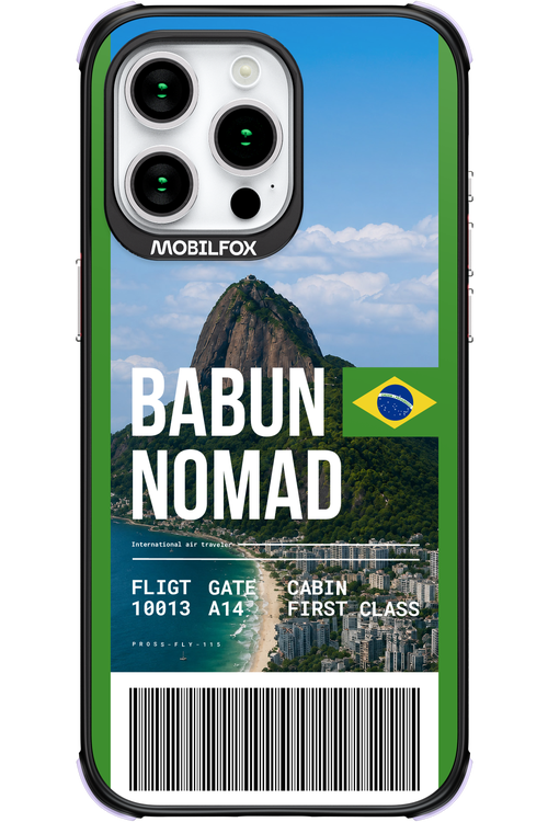 BABUN NOMAD (fly ticket) 2.0 - Apple iPhone 15 Pro Max