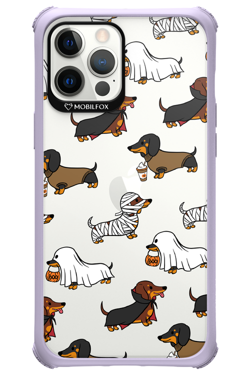 Scary Dachshund (Transparent) - Apple iPhone 12 Pro Max