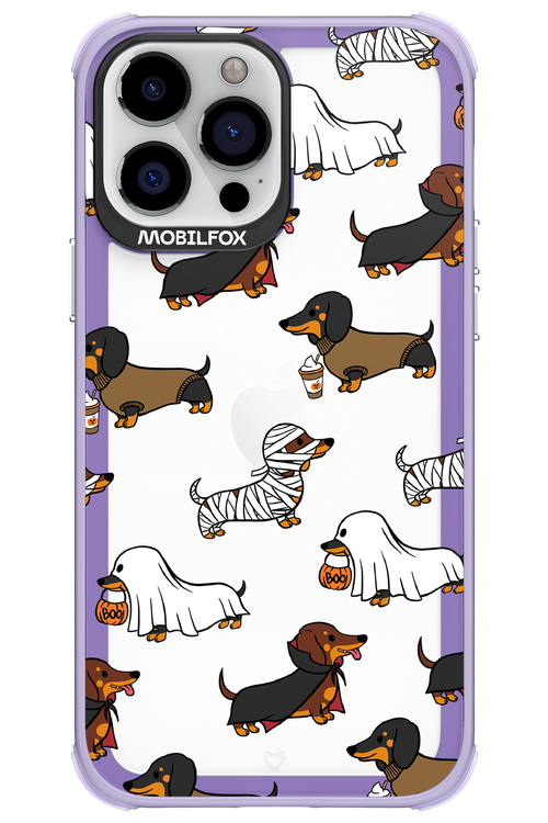 Scary Dachshund (Transparent) - Apple iPhone 13 Pro Max