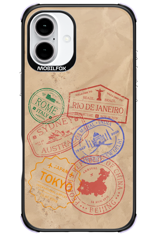 Travel Stamps 2.0 - Apple iPhone 16 Plus