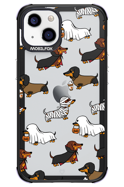 Scary Dachshund (Transparent) - Apple iPhone 13
