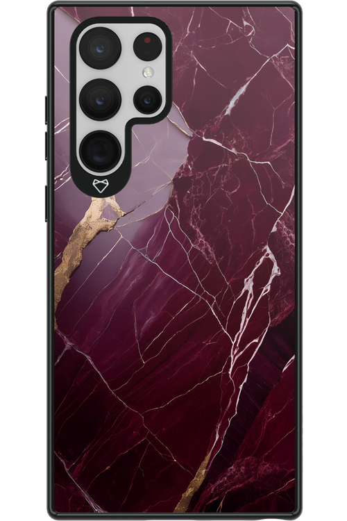 Burgundy Marble - Samsung Galaxy S22 Ultra