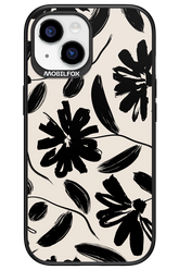 Monochrome Flowerss - Apple iPhone 15
