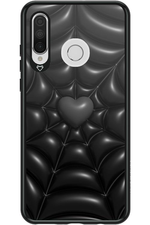 Black Spider Heart - Huawei P30 Lite