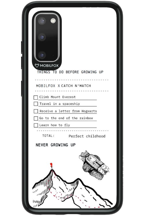 things to do before growing up - Samsung Galaxy S20
