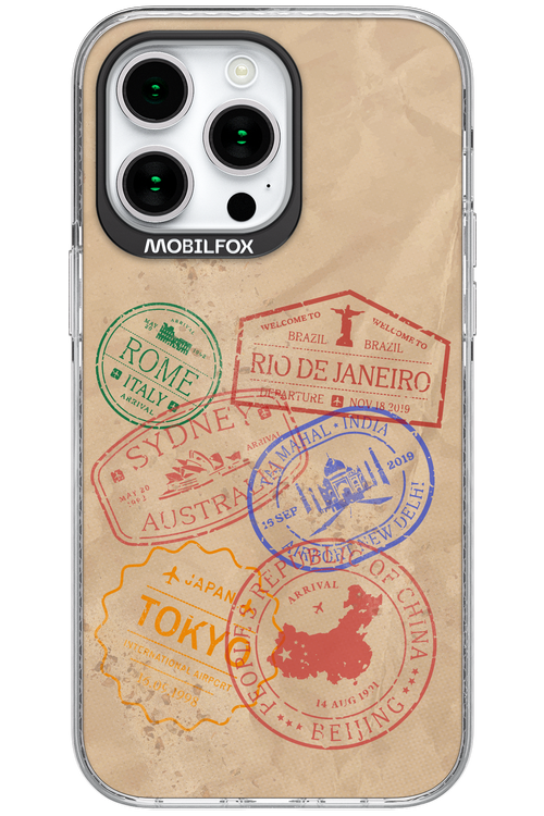 Travel Stamps 2.0 - Apple iPhone 15 Pro Max