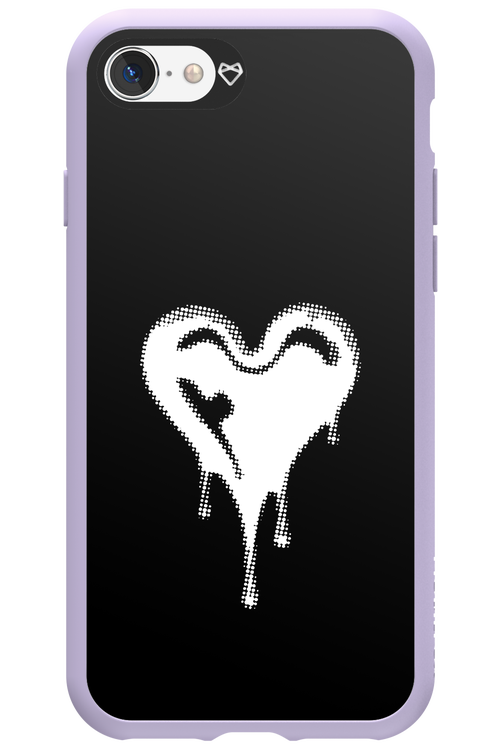 Heart Black - Apple iPhone 8