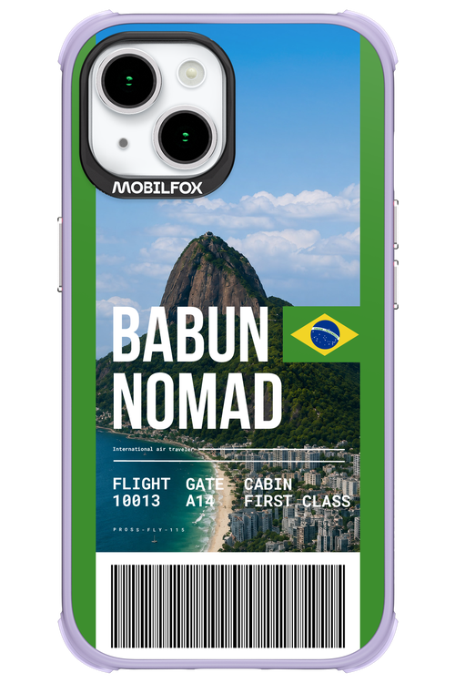 BABUN NOMAD (fly ticket) 2.0 - Apple iPhone 15