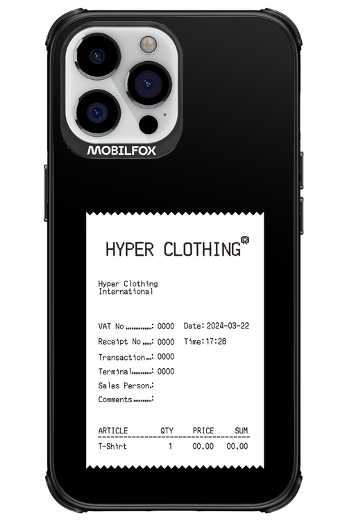 HYPER RECEIPT - Apple iPhone 13 Pro Max