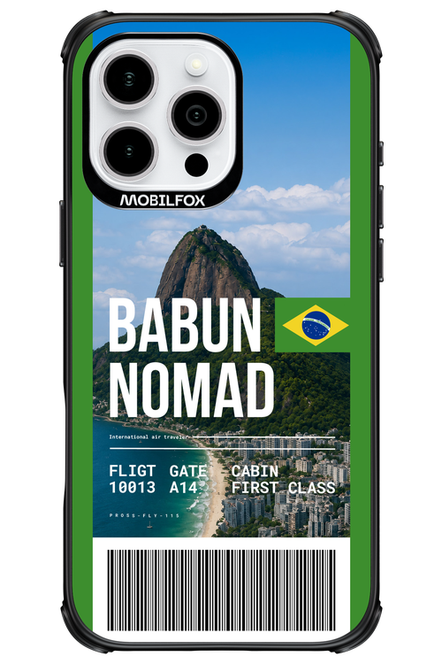 BABUN NOMAD (fly ticket) 2.0 - Apple iPhone 16 Pro Max