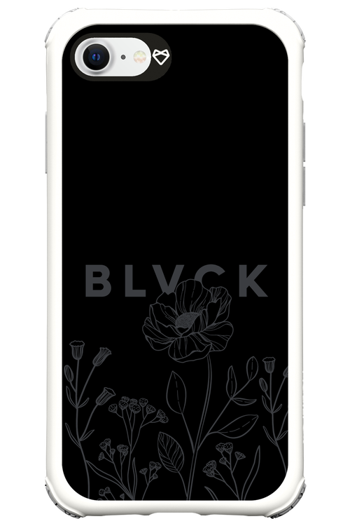 Black Flowers - Apple iPhone SE 2022