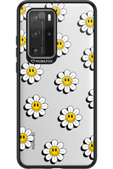 Smiley Flowers Transparent - Huawei P40 Pro