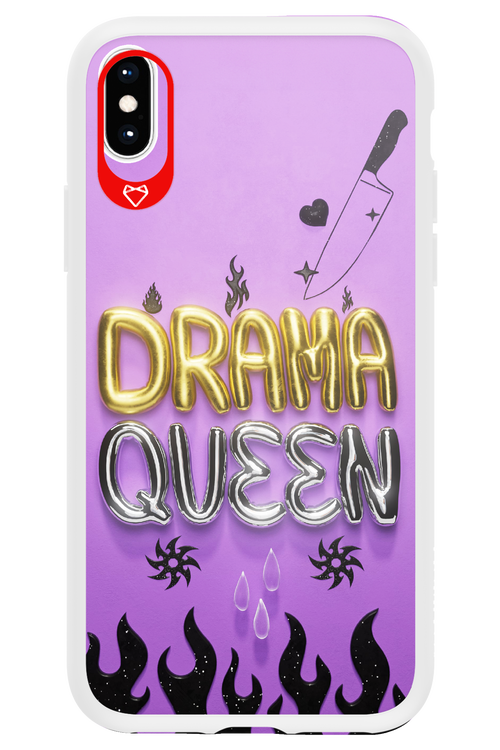 Drama Queen Purple - Apple iPhone XS