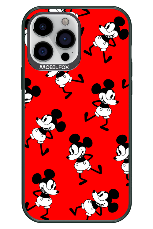 Iconic Mouse (red pattern) - Apple iPhone 13 Pro Max