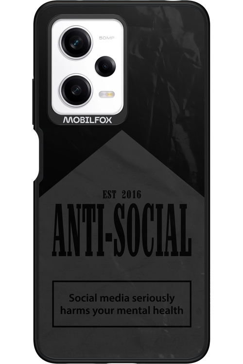 ANTI-SOCIAL (BLVCK) 2.0 - Xiaomi Redmi Note 12 Pro 5G