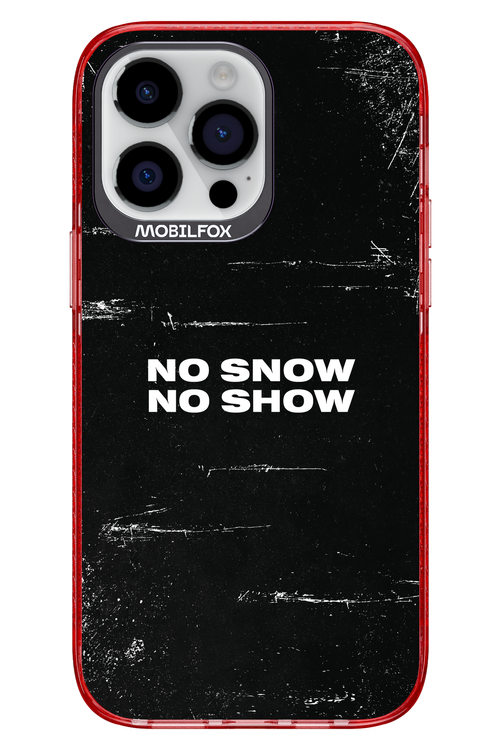 No snow, no show - Apple iPhone 14 Pro Max