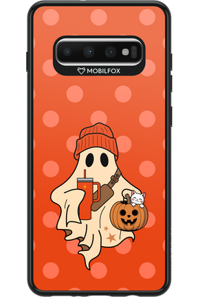 Ghost Girl (Orange) - Samsung Galaxy S10+