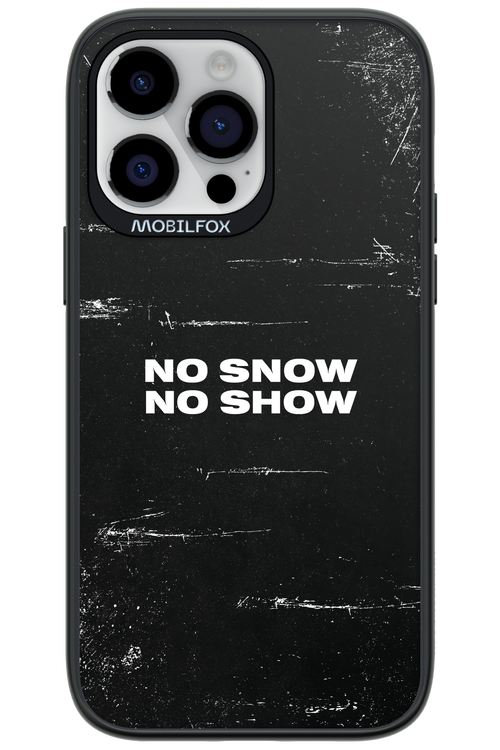 No snow, no show - Apple iPhone 14 Pro Max