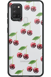 Spicy Cherries Transparent - Samsung Galaxy A21 S