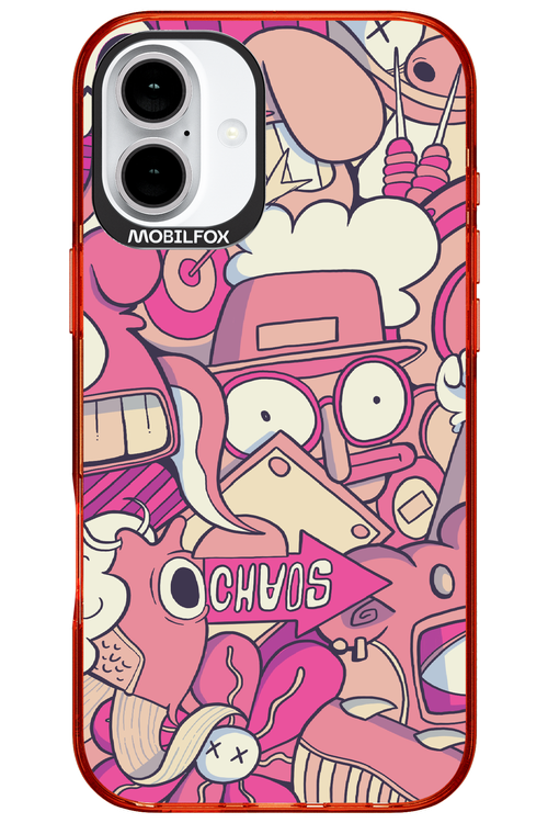 Coral Chaos - Apple iPhone 16 Plus